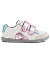 Bobux I Walk Blaze Shoes - White and Pink Metallic - Premium Leather - Advanced Walkers Shoes