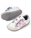 Bobux I Walk Blaze Shoes - White and Pink Metallic - Premium Leather - Advanced Walkers Shoes