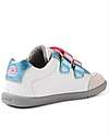 Bobux I Walk Blaze Shoes - White and Pink Metallic - Premium Leather - Advanced Walkers Shoes