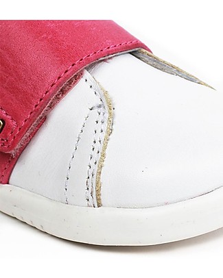 Bobux I-Walk Boston Trainer, White/Pink - All-occasion Shoe! Shoes