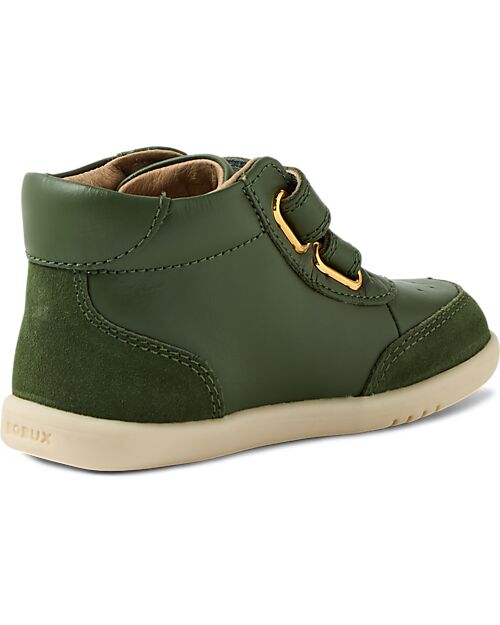 Bobux I Walk Champ High Boot - Bronze Green - Advanced Walkers Shoes