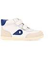 Bobux I Walk Champ High Boot - Chalk and Gentian Blue Shoes