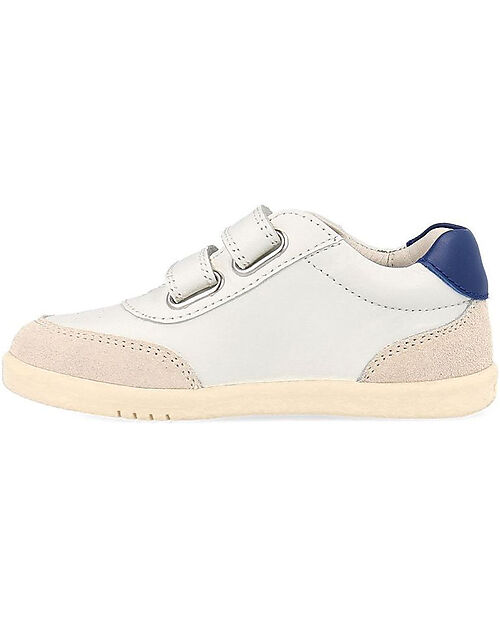 Bobux I Walk Champ Shoe - Chalk and Gentian Blue Shoes
