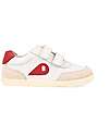 Bobux I Walk Champ Shoe - Chalk and Radiant Red Shoes