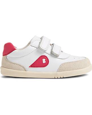 Bobux I Walk Champ Shoes - Chalk Radiant Raspberry - Advanced Walkers Shoes
