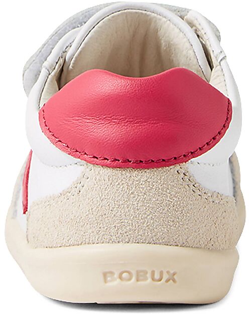 Bobux I Walk Champ Shoes - Chalk Radiant Raspberry - Advanced Walkers Shoes