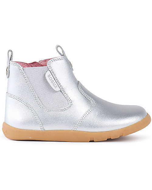 Bobux I-Walk Classic Outback Boot, Silver Shoes