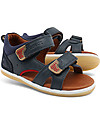 Bobux I-Walk Classic Wave Sandal, Navy/Red - Super flexible sole! Sandals