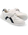Bobux I Walk Comet Shoe - White and Navy - Expert Walkers Shoes