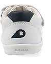 Bobux I Walk Comet Shoe - White and Navy - Expert Walkers Shoes