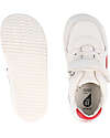 Bobux I Walk Comet Shoe - White and Red - Expert Walkers Shoes