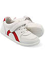 Bobux I Walk Comet Shoe - White and Red - Expert Walkers Shoes