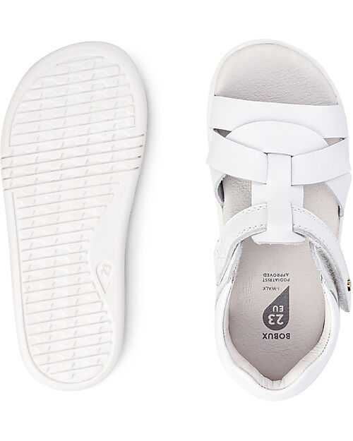 Bobux I Walk Cove Sandal - White - Expert Walkers Sandals