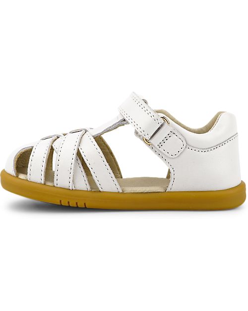 Bobux I Walk Cross Jump Sandal- White - Expert Walkers Sandals
