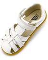 Bobux I Walk Cross Jump Sandal- White - Expert Walkers Sandals