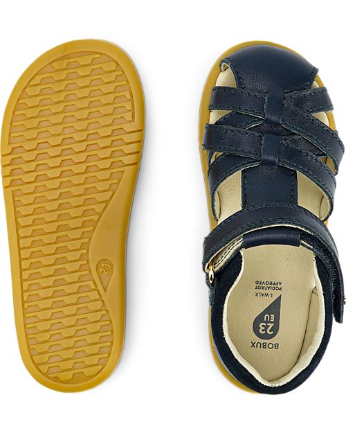 Bobux I Walk Cross Jump Sandals - Navy - Expert Walkers Sandals