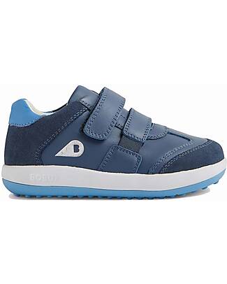 Bobux I Walk Deuce Shoes - Vintage Indigo - Premium Leather - Advanced Walkers Shoes