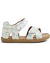 Bobux I Walk Flora Sandals - White Floral - Premium Leather - Advanced Walkers Sandals