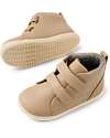 Bobux I Walk Grass Court High Boot - Warm Taupe - Advanced Walkers Shoes