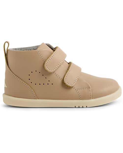 Bobux I Walk Grass Court High Boot - Warm Taupe - Advanced Walkers Shoes
