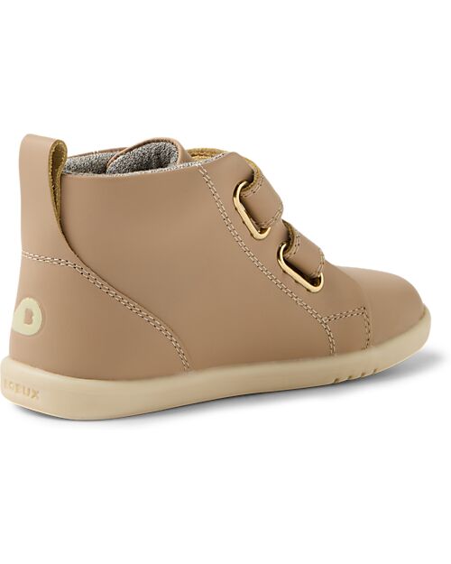 Bobux I Walk Grass Court High Boot - Warm Taupe - Advanced Walkers Shoes