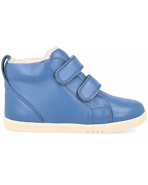 Bobux I Walk Grass Court High Shoes - Arctic Elemental Blue Shoes