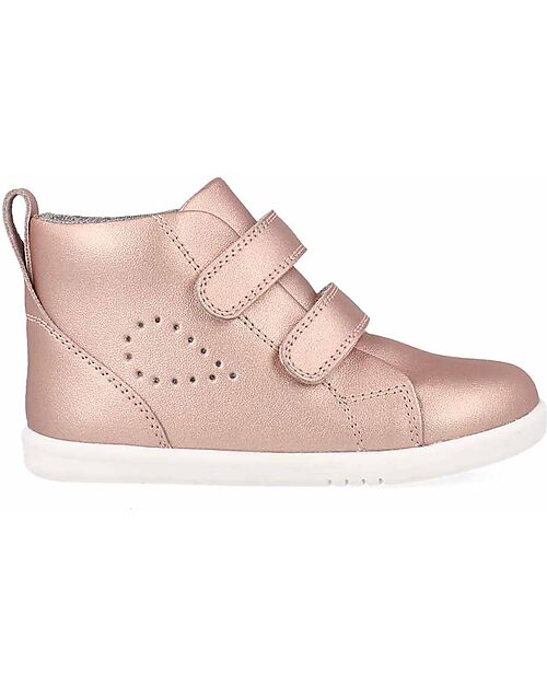Bobux I Walk Grass Court High Shoes - Rose Gold Shoes