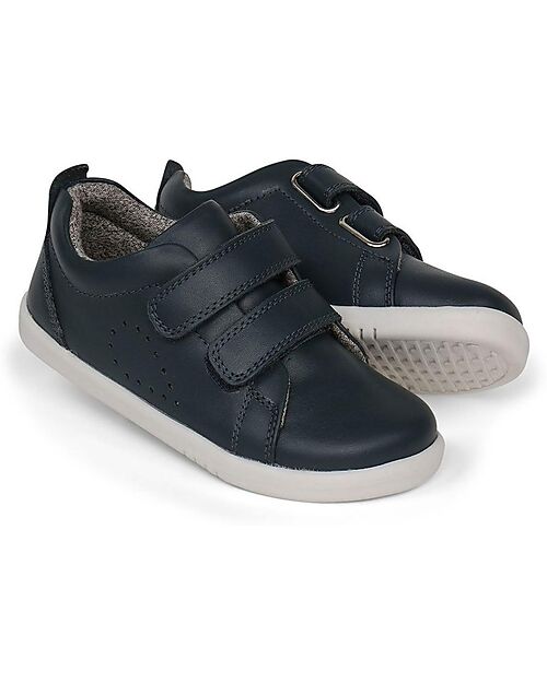Bobux I Walk Grass Court - Navy - Super Flexible Sole Shoes