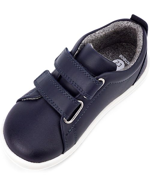 Bobux I Walk Grass Court - Navy - Super Flexible Sole Sneakers