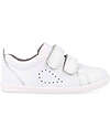 Bobux I Walk Grass Court - Optical White - Super Flexible Sole Shoes