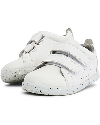Bobux I-Walk Grass Court Shoe - White - Super flexible sole! Shoes