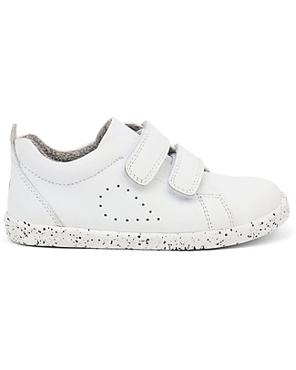 Bobux I-Walk Grass Court Shoe - White - Super flexible sole! Shoes