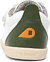 Bobux I Walk Grass Court Shoes - White and Forest - Expert Walkers Sneakers