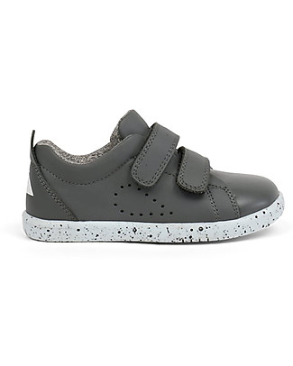 Bobux I-Walk Grass Court, Smoke - Super Flexible Sole! Shoes