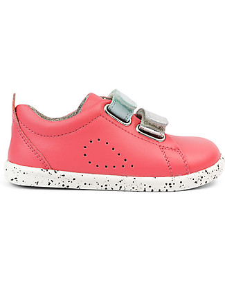 Bobux I-Walk Grass Court Switch - Guava - Interchangeable Straps! Shoes