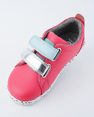 Bobux I-Walk Grass Court Switch - Guava - Interchangeable Straps! Shoes