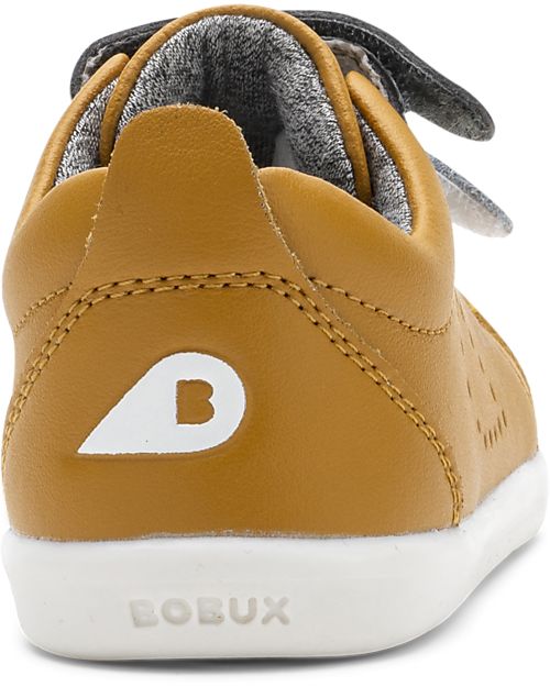 Bobux I Walk Grass Court Switch Shoe - Butterscotch - Interchangeable Straps Sneakers