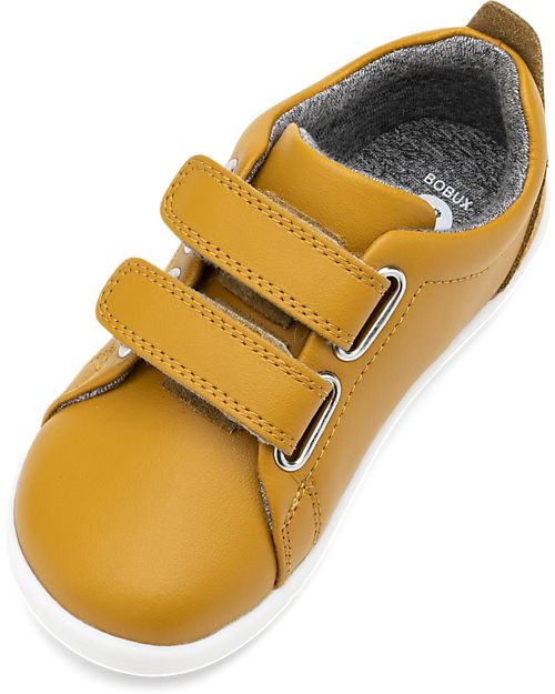 Bobux I Walk Grass Court Switch Shoe - Butterscotch - Interchangeable Straps Sneakers