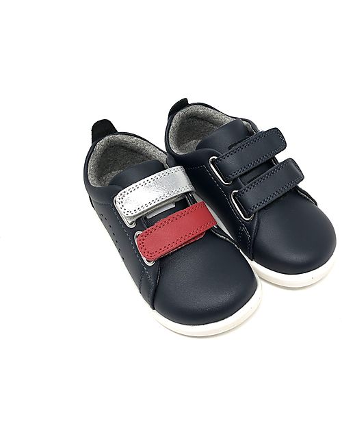 Bobux I-Walk Grass Court Switch Shoe - Navy - Interchangeable Straps! Sneakers