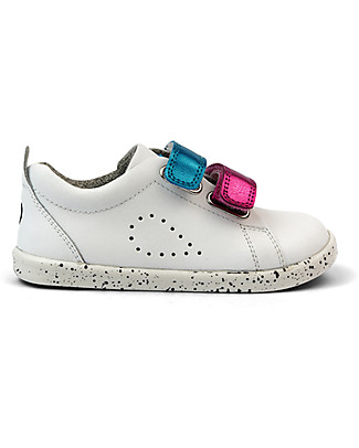 Bobux I-Walk Grass Court Switch - White - Interchangeable Straps! Shoes