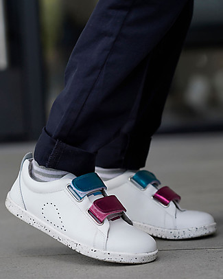 Bobux I-Walk Grass Court Switch - White - Interchangeable Straps! Shoes