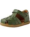 Bobux I Walk Harbor Sandals - Bronze Green - Premium Leather - Advanced Walkers Sandals