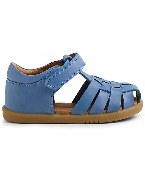 Bobux I Walk Harbor Sandals - Coronet Blue - Premium Leather - Advanced Walkers Sandals
