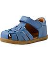 Bobux I Walk Harbor Sandals - Coronet Blue - Premium Leather - Advanced Walkers Sandals