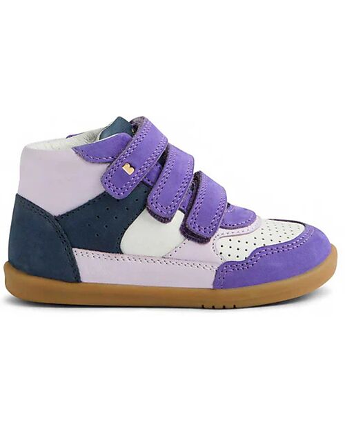 Bobux I Walk Harley Shoes - Opulent Purple and White - Premium Leather - Advanced Walkers Shoes