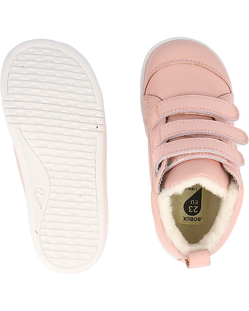 Bobux I Walk Hi Court Shoe Artic - Seashell - Expert Walkers Shoes