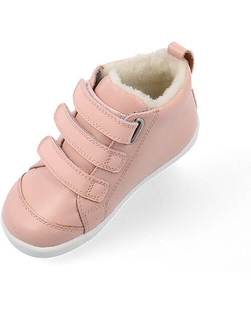 Bobux I Walk Hi Court Shoe Artic - Seashell - Expert Walkers Shoes