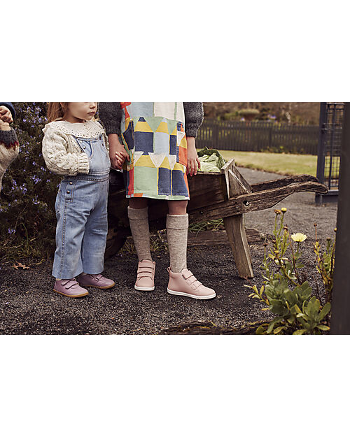 Bobux I Walk Hi Court Shoe Artic - Seashell - Expert Walkers Shoes