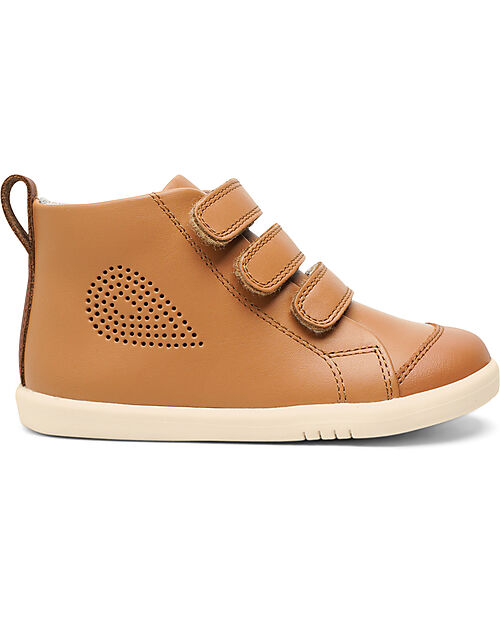 Bobux I Walk Hi Court Shoe - Caramel - Expert Walkers Shoes