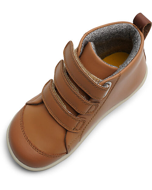 Bobux I Walk Hi Court Shoe - Caramel - Expert Walkers Shoes